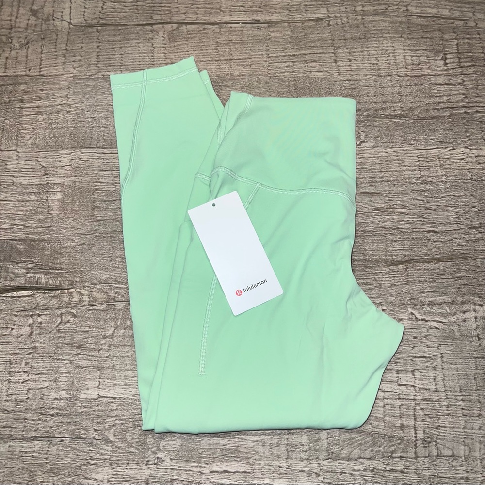 lululemon Align™ High-Rise Pant with Pockets 25" creamy mint Size 10
